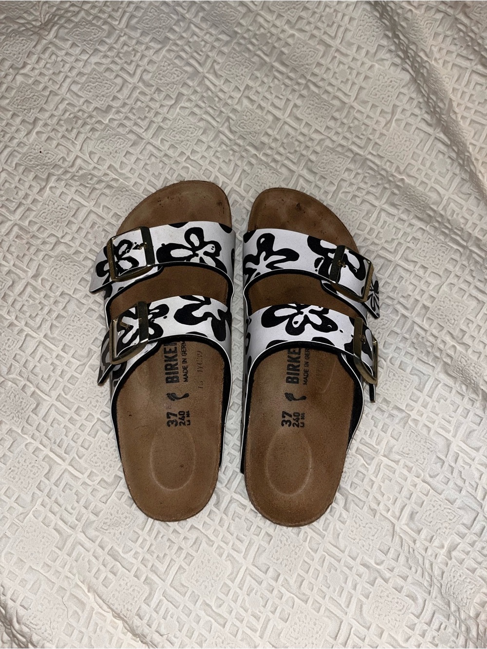 Birkenstock Floral-Print Sandals